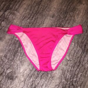 EUC Victoria’s Secret Bikini Bottoms Hot Pink L